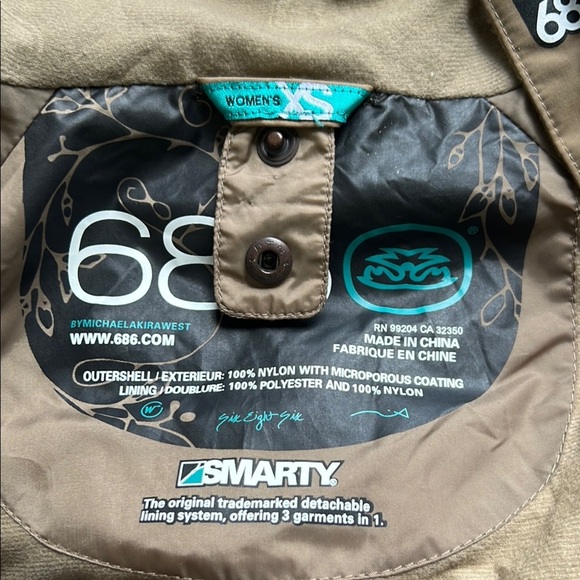686 Brown Ski Jacket size XS - Picture 16 of 16